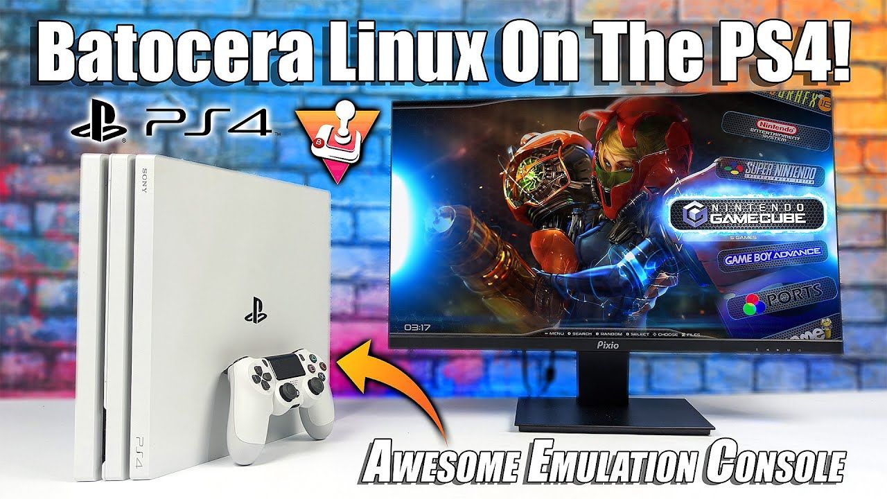 The PS4 Into An Amazing Emulation Console! Batocera Linux On A Hacked PS4