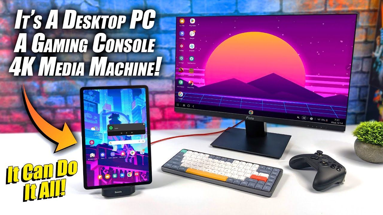 This Android Tablet Is Also A Fast Desktop PC And A Powerful Gaming/EMU Console!