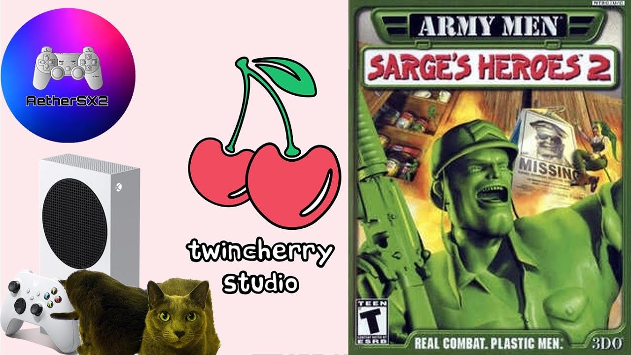 ARMY MEN SARGES HEROES 2 | XBOX SERIES S GAMEPLAY | AETHERSX2 | PS2 EMULATION | HOW DOES IT RUN