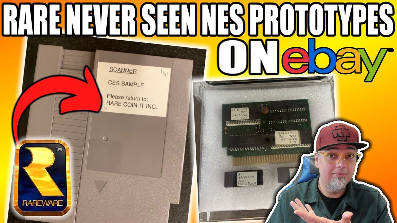 LEGENDARY Developer RARE Never Released NES Power Glove Prototype Game On eBay!