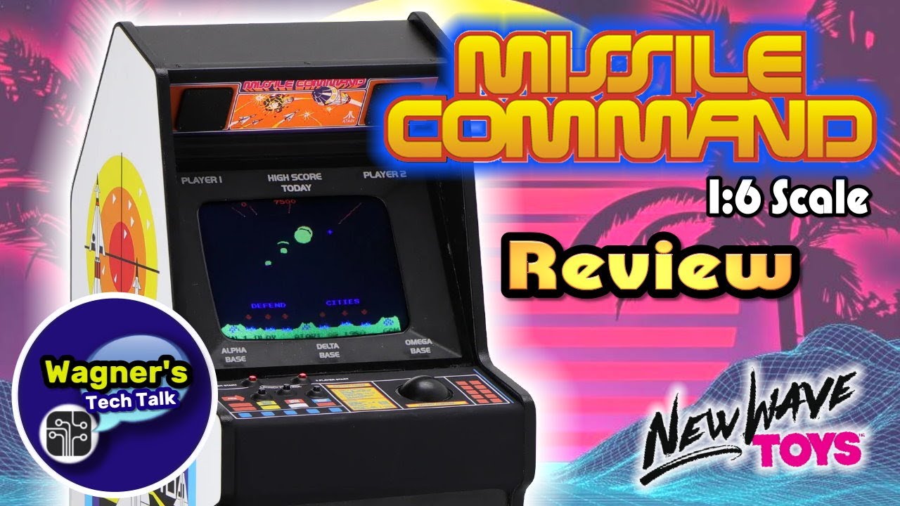 New Wave Toys Missile Command X Replicade Mini Arcade Review!