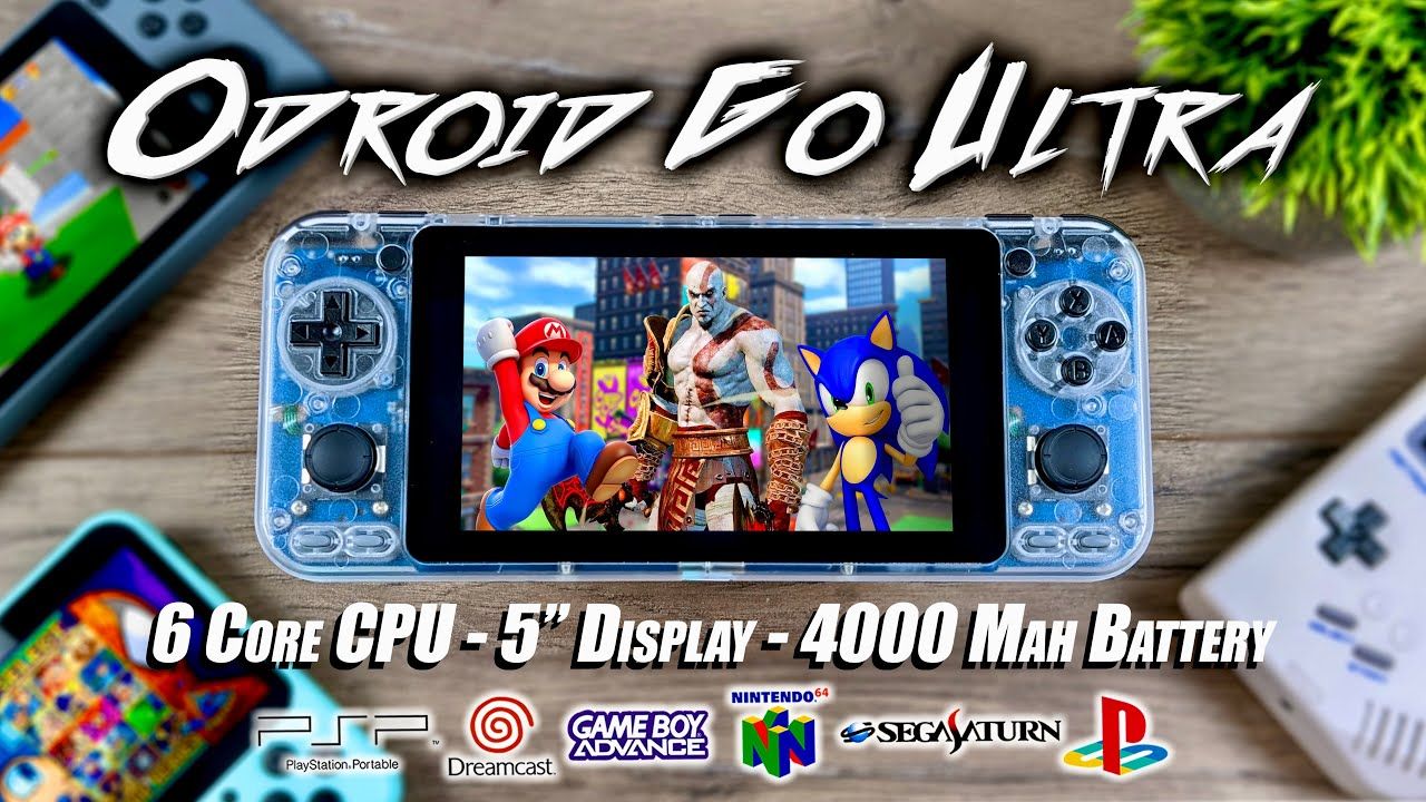 ODROID GO Ultra First Look, A New Retro Emulation Hand-Held With A Fast 6 Core CPU!