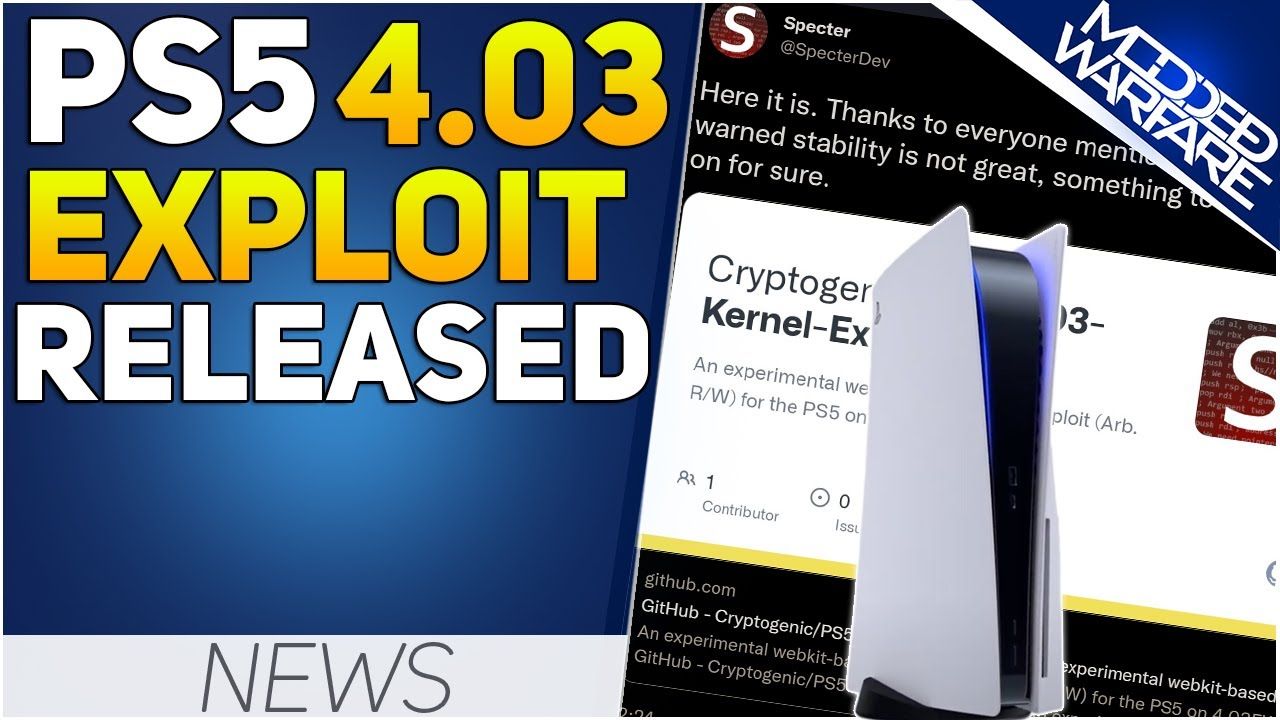 PS5 4.03 Kernel Exploit Released!