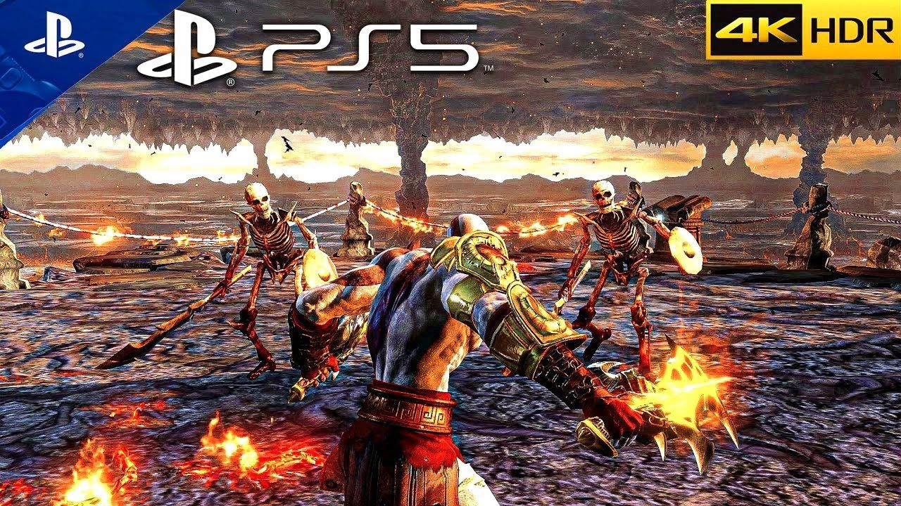 (PS5) GOD OF WAR 3 REMASTERED 4K | Kratos vs Cronos | ULTRA High Graphics Gameplay [4K 60FPS]