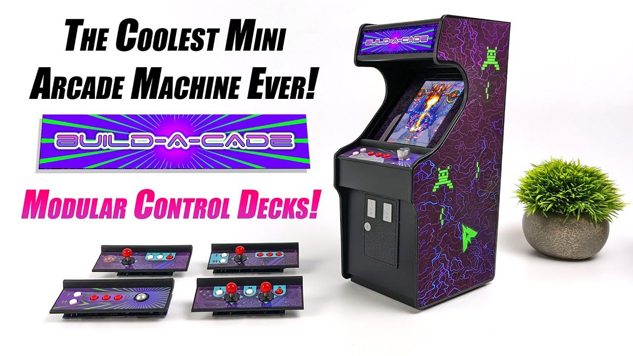 The Coolest Mini Arcade Machine Ever! GRS Build-A-Cade First Look!