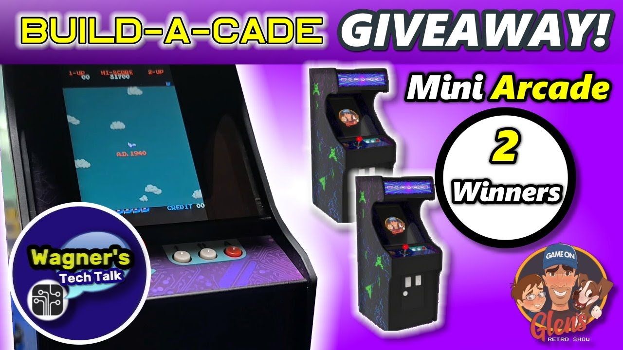 GIVEAWAY for TWO(2) GRS Mini Arcade Build-A-Cades!  Ends Dec 2nd 2022