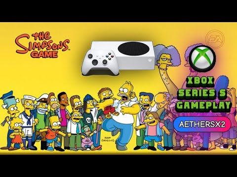 THE SIMPSONS GAME ON XBOX SERIES S | GAMEPLAY | AETHERSX2 | PS2 EMULATION | HOW DOES IT RUN
