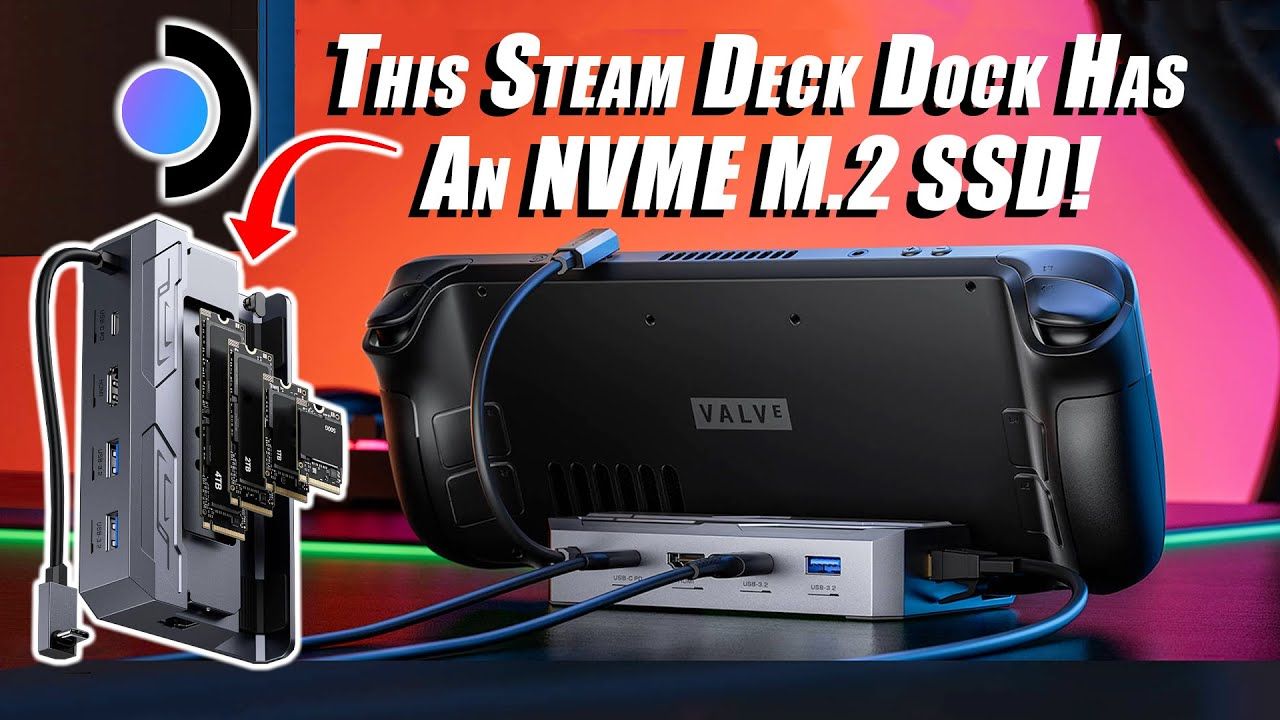 The BEST Steam Deck Dock! It Has An M.2 SSD! HB0604 Hands-On Review
