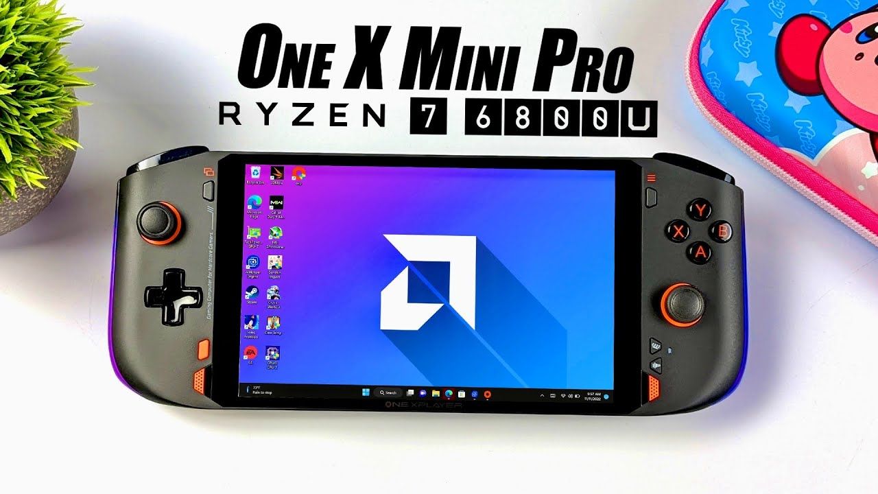The OneXPlayer Mini Pro 6800U is here!  Tons of power in this AMD Hand-held gaming PC!