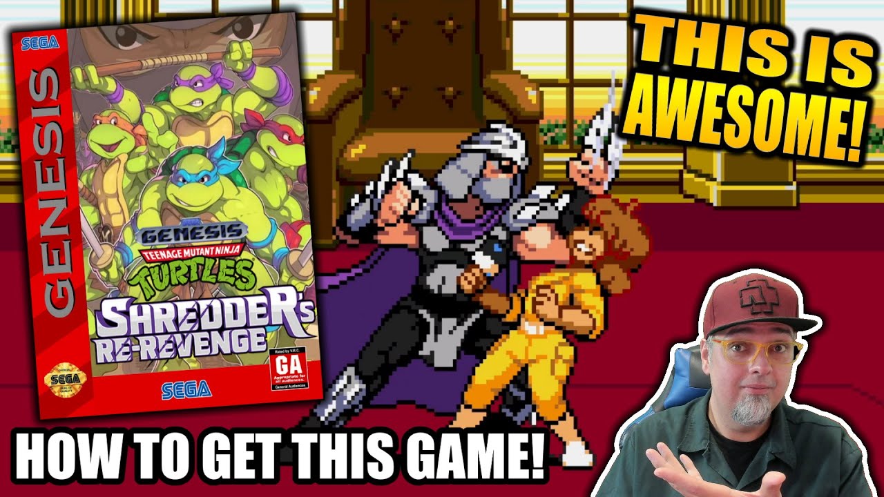 HOW TO GET TMNT Shredder’s Re-Revenge On The SEGA Genesis! Awesome Streets Of Rage 2 Rom Hack!