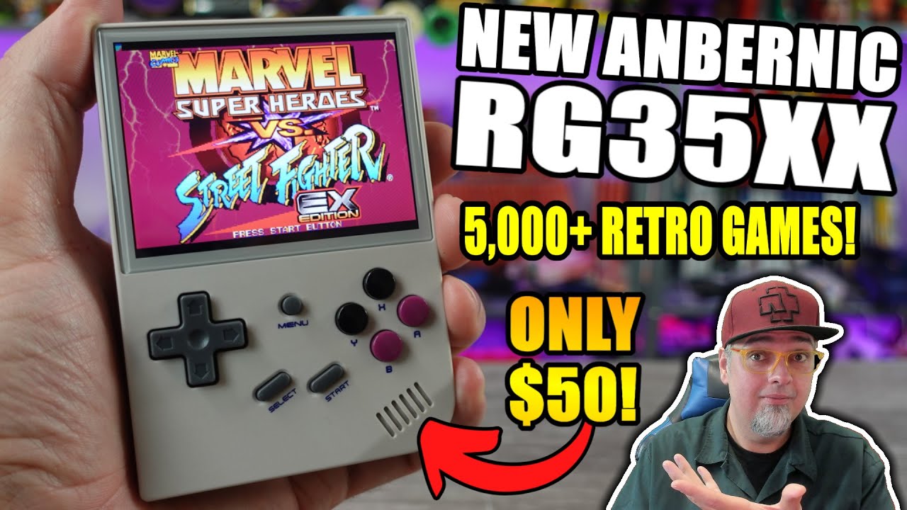 NEW $50 Anbernic RG35XX Retro EMULATION Handheld With THOUSANDS of GAMES Keeps It SIMPLE!