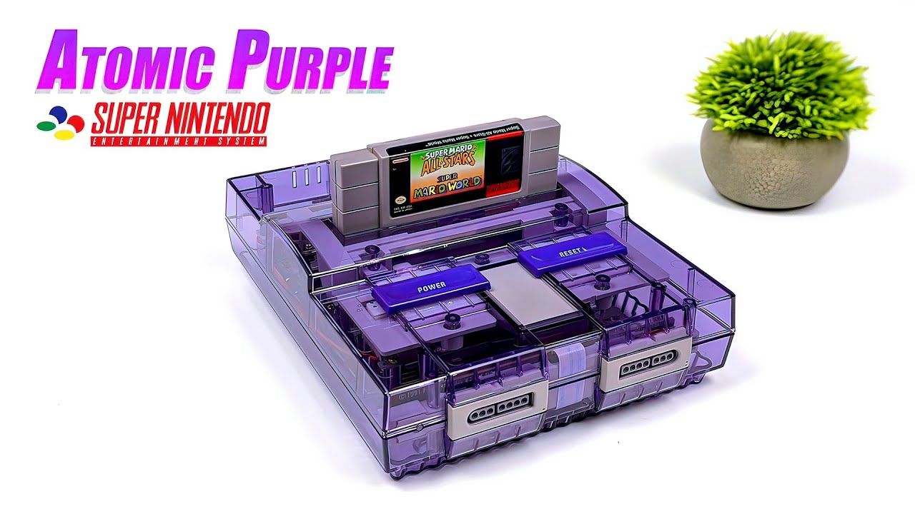 These New Atomic Purple Super Nintendo Shells Are Absolutely Amazing!