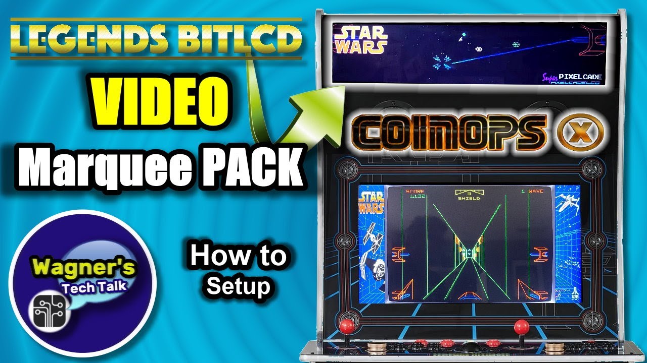 CoinOpsX BitLCD VIDEO & IMAGE Marquee Pack Setup: 1k+ ARCADE Marquees! [REVISED]