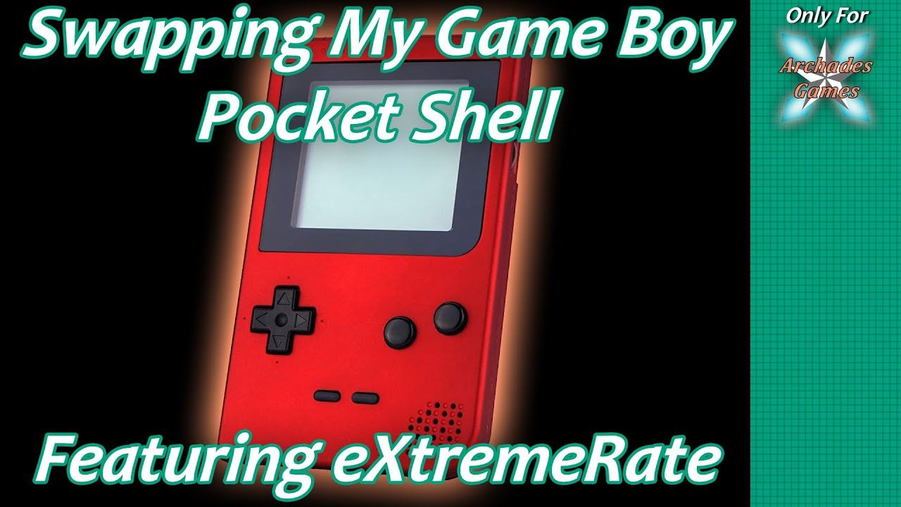 Giving My Game Boy Pocket A Racing Red Shell! Feat: eXtremeRate