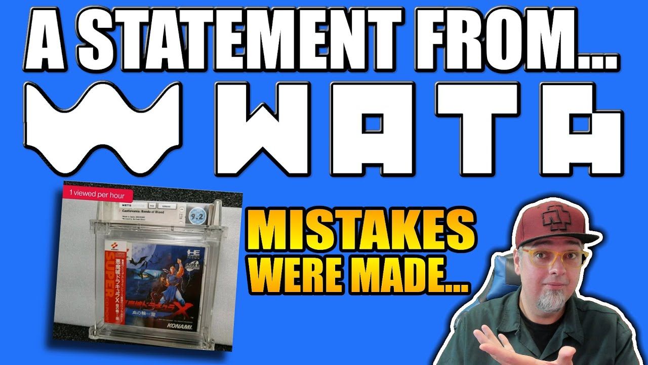 WATA Issues STATEMENT About GRADED BOOTLEG Castlevania Game On ebay!