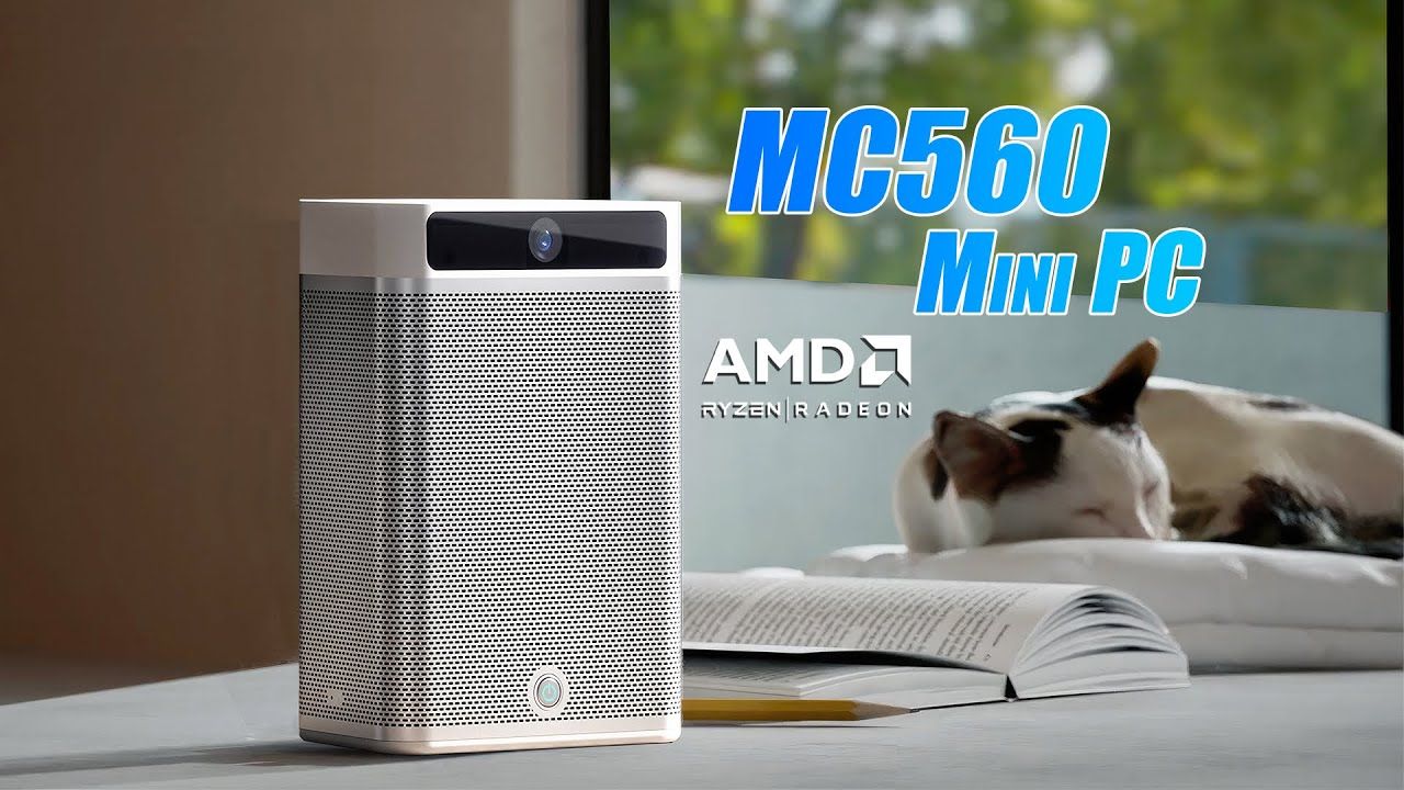 MC560 First Look, An All New Ryzen Mini PC With A Built In 2.5K Camera! Hands On