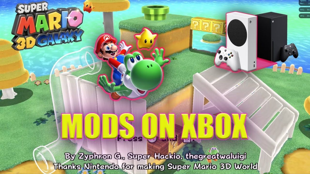 Modded Super Mario Galaxy 2 on Xbox Series S & PC Guide