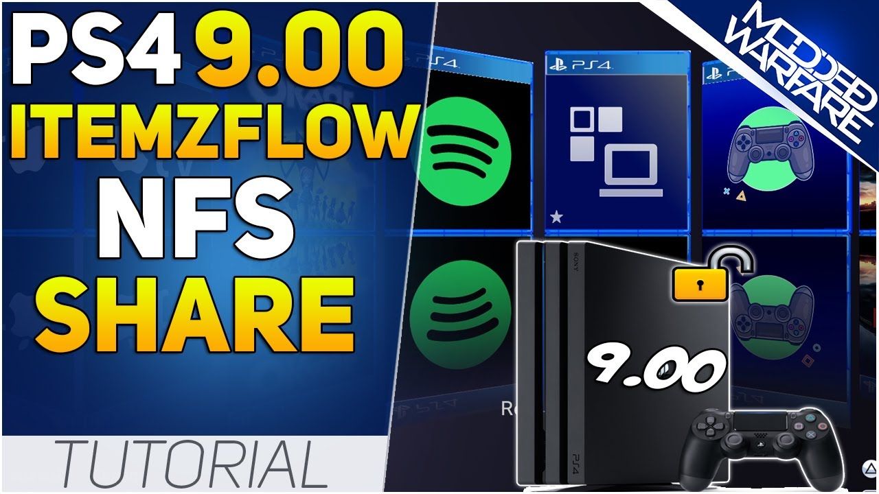 Run & Install PS4 Apps from a Network Share in Itemzflow