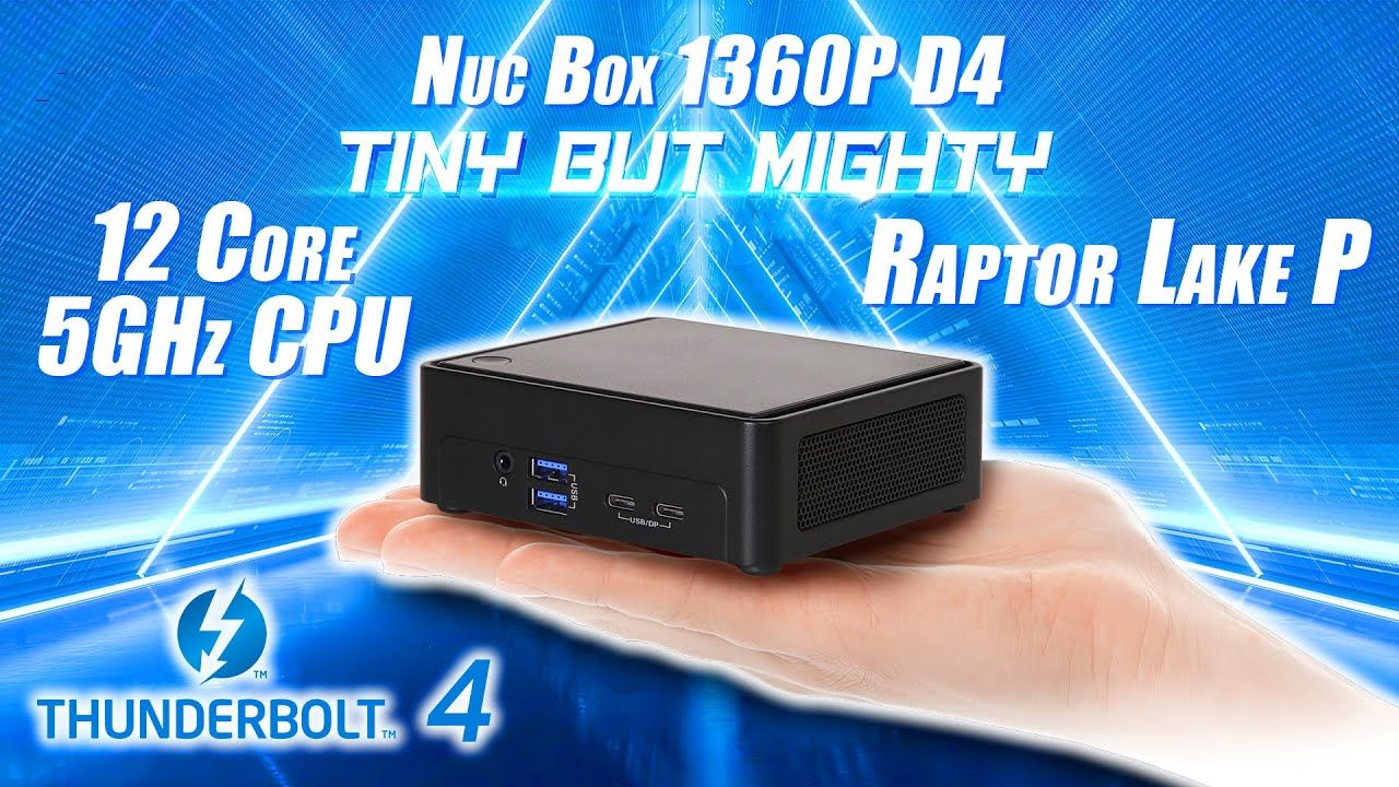 This All New Mini PC Has A Powerful 5GHz 12 Core CPU! Nuc Box 1360P First Look