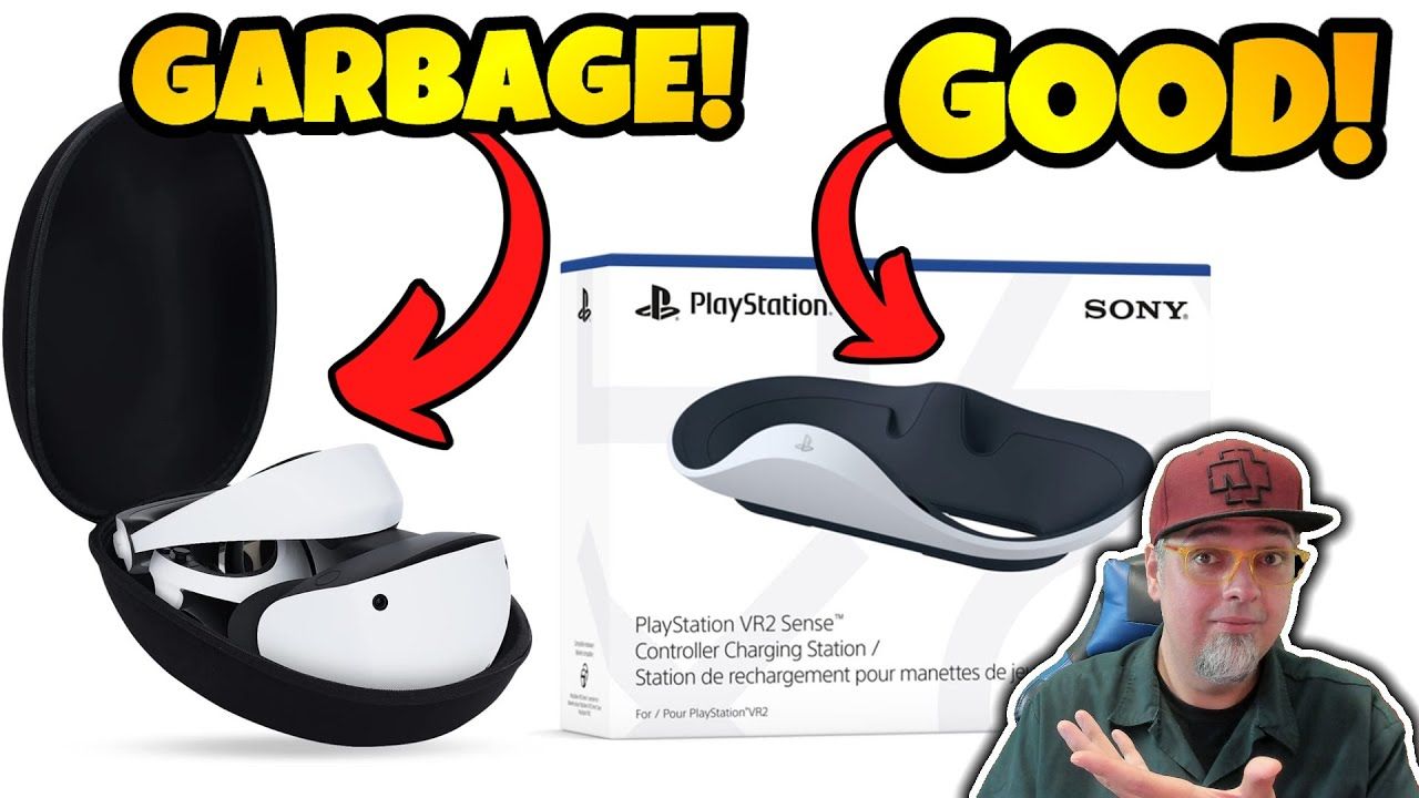 Do Not BUY This PlayStation VR 2 Case! & The Official Sense Controller Charging Station IS GOOD!