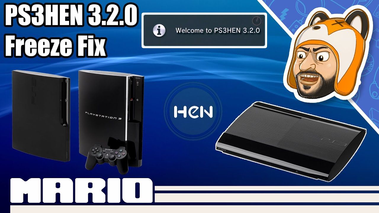 PS3HEN 3.2.0 Freezing on Enable HEN Fix