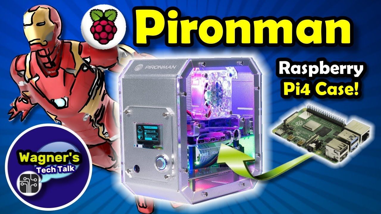Pironman mini PC Raspberry Pi 4 Case by Sunfounder – It Suits Me!