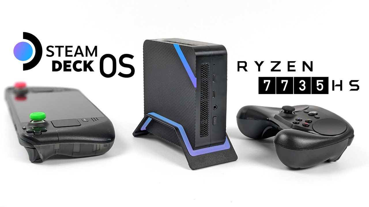 This All-New Ryzen 7735HS Mini PC Is SteamOS for 3 Ready! The Power To Game! UM773 Hands On
