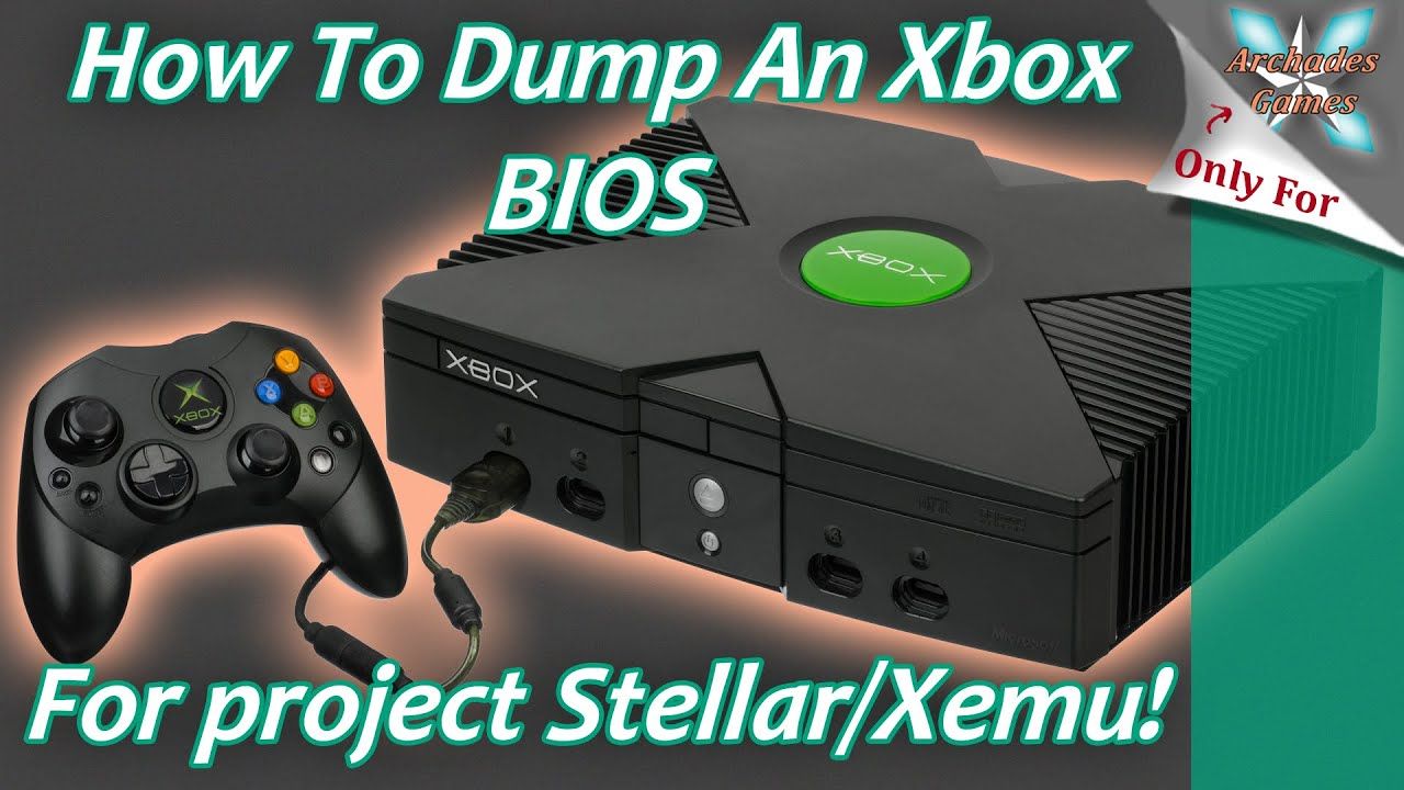 How To Dump An Xbox BIOS For Project Stellar (5838 BIOS) And Xemu (Any BIOS)!