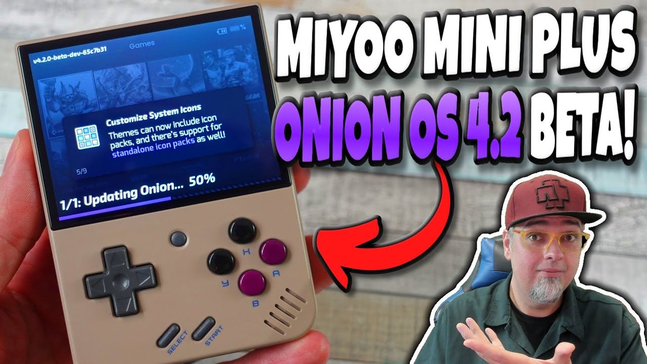My FAVORITE RETRO Emulation Handheld Just Got MORE AWESOME! Onion OS V4.2 For Miyoo Mini Plus!