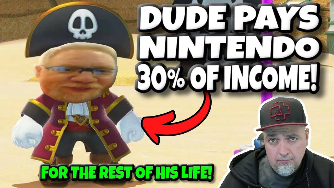 Nintendo Will Take 30% Of This Man’s Paychecks For The Rest Of His LIFE!