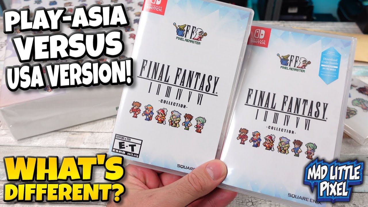 Which Version Is Better? Play-Asia Versus USA Final Fantasy Pixel Remaster Compared!