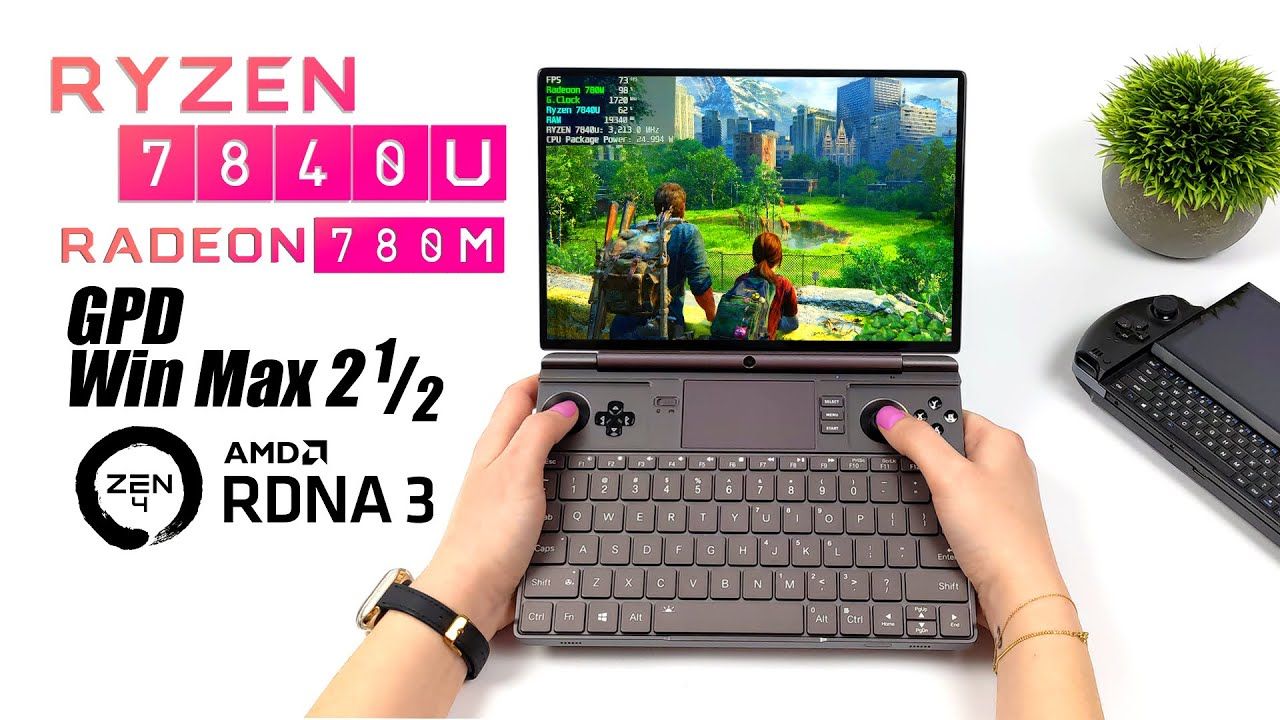 Ryzen 7840U GPD Win Max 2 First Look, All New Hand-Held With The Power For AAA Games!