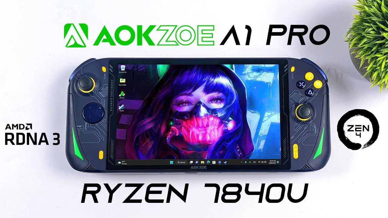 The AOKZOE A1 Pro Is The First RYZEN 7840U RDNA3 APU Hand Held And Its Up For Sale Now