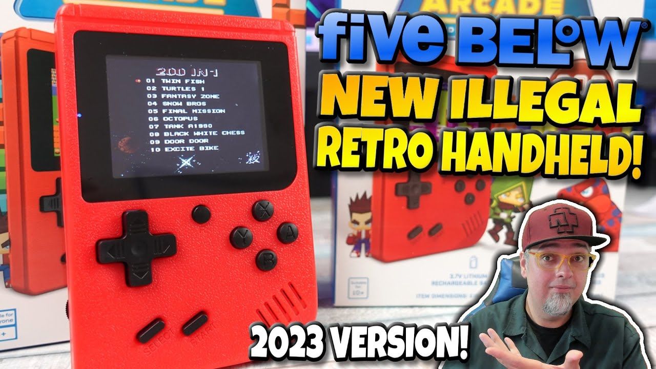 The Illegal Five Below RETRO Handheld Has A NEW Version For 2023!