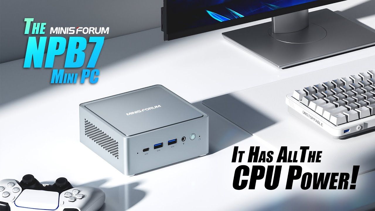 The New MinisForum NPB7 Mini PC Has All The CPU Power You Need!