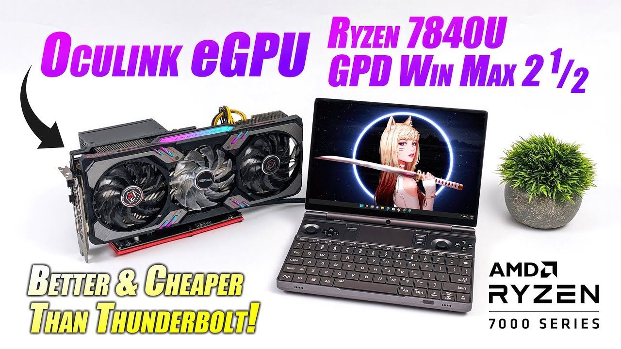 The New Ryzen 7840U WinMax 2 Has An Oculink eGPU Port & It’s Faster Than Thunderbolt!