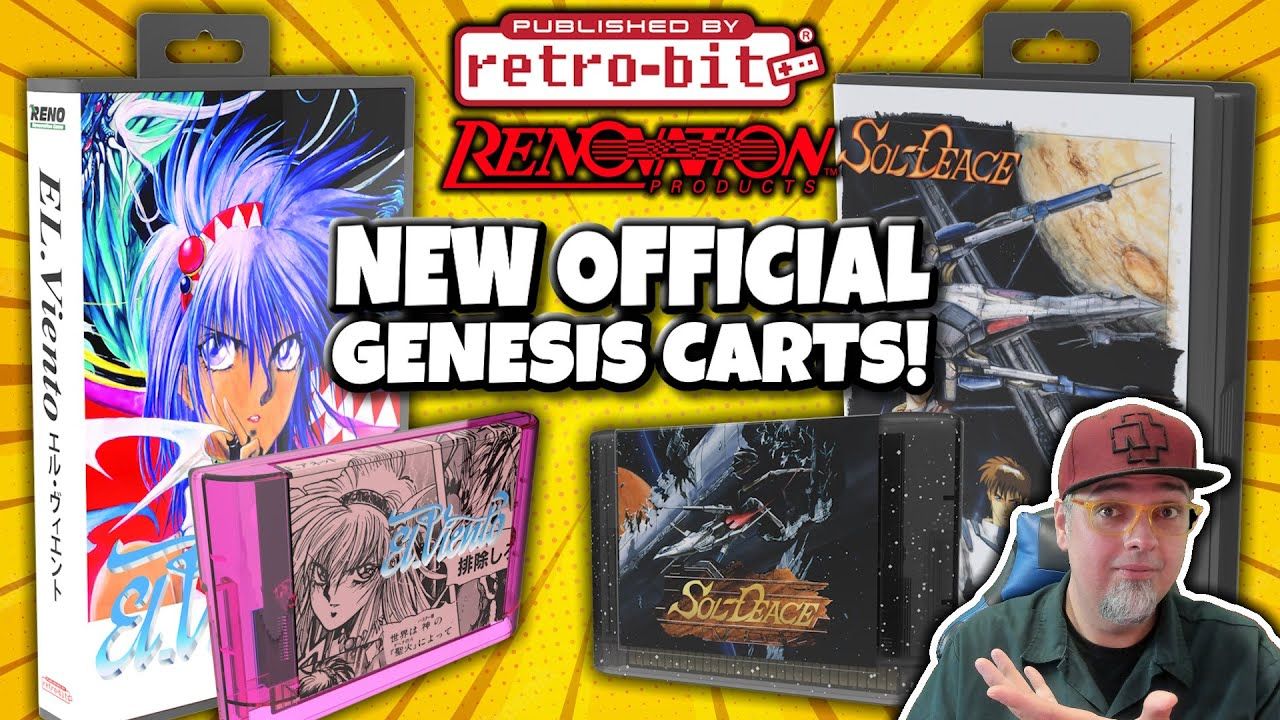 NEW OFFICIAL SEGA Genesis Cartridges Coming SOON! El Viento & Sol Deace Being Re-Released!