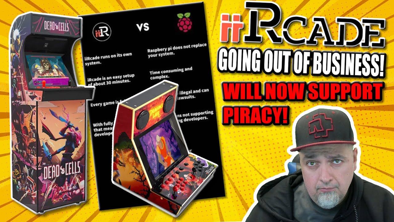 The iiRcade Retro Arcade Machine Going Out Of BUSINESS! May Now Support PIRACY!