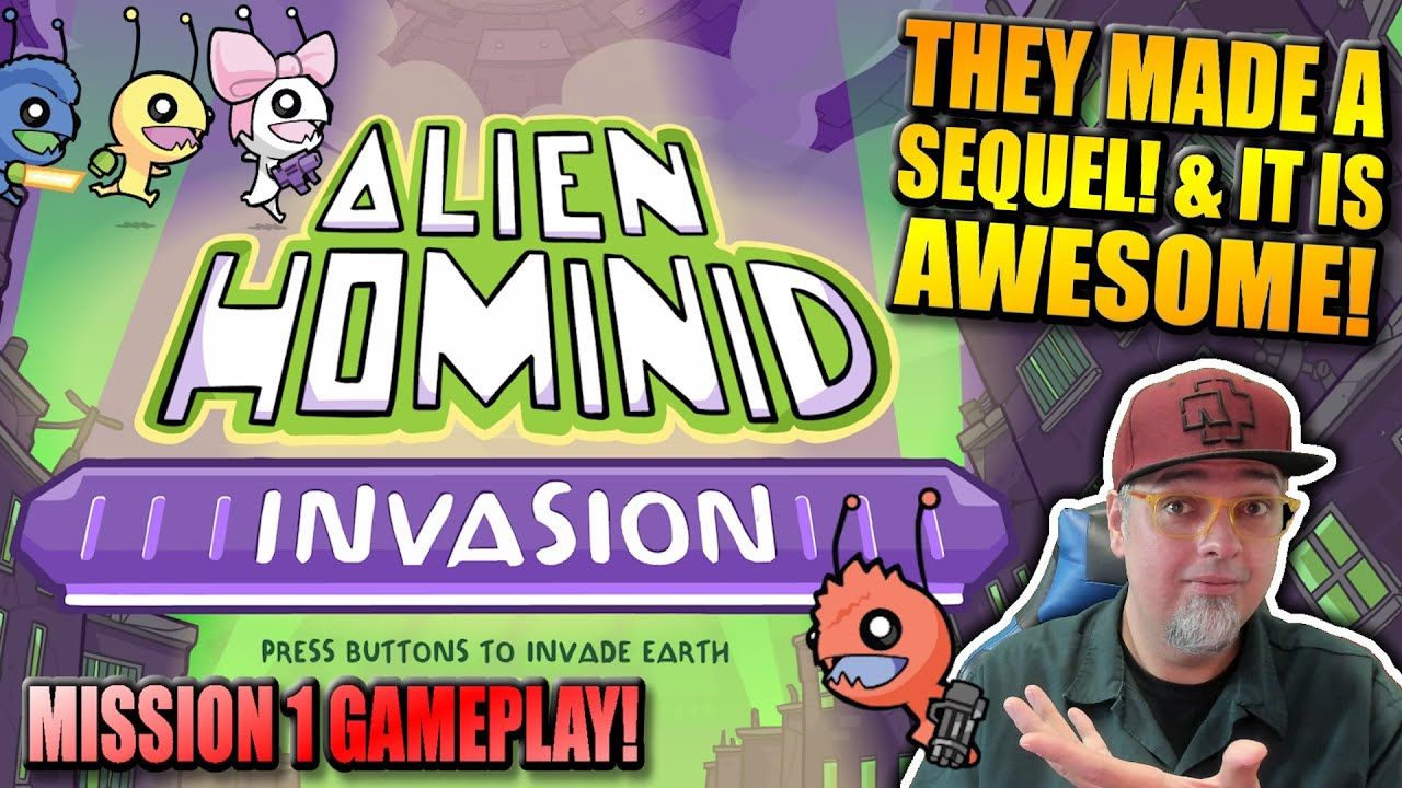 They Made A Sequel To The Classic NEWGROUNDS Game Alien Hominid! INVASION & Its 4 Player Co-op!