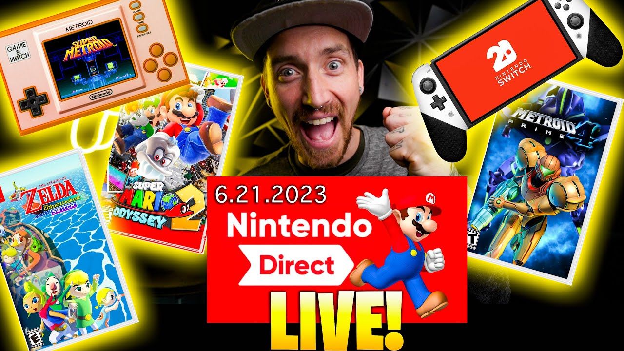 Zelda Ports Are Coming!!! Nintendo Direct 6.21.2023 Live!