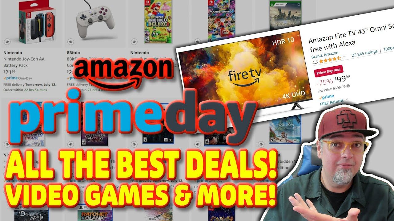 These Amazon Prime Day 2023 Deals Are RIDICULOUS! Tons Of Video Games On Sale & MORE!