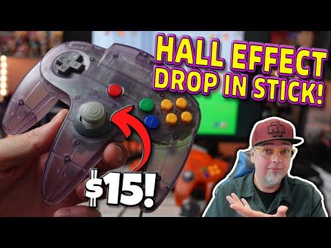 The BEST Retro Controller Just Got BETTER! N64 Japanese Made Hall Effect Analog Stick From Retro-Bit