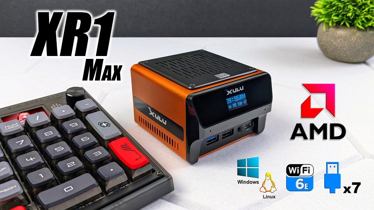 The XR1 Max Is An Ultra Tiny RYZEN PC That Fits In The Palm Of Your Hand