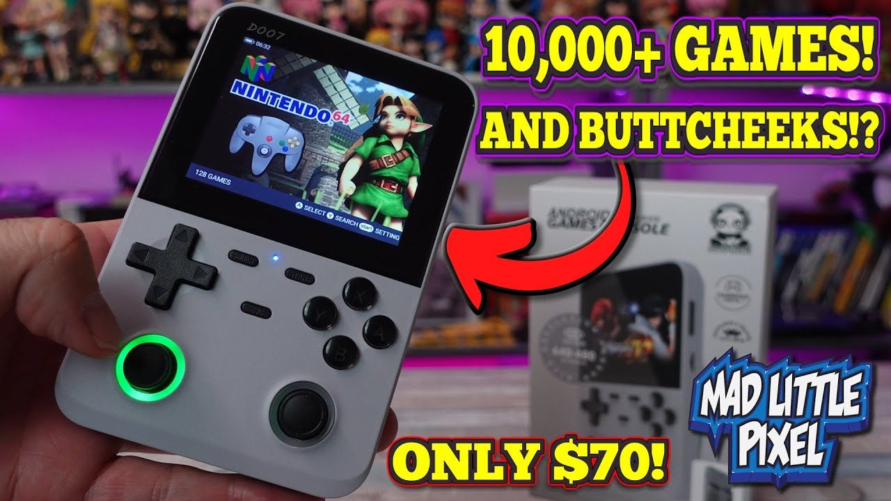 This Android Handheld SURPRISED ME! Has Over 10K Retro Games & FAT Butt Cheeks In The Back!