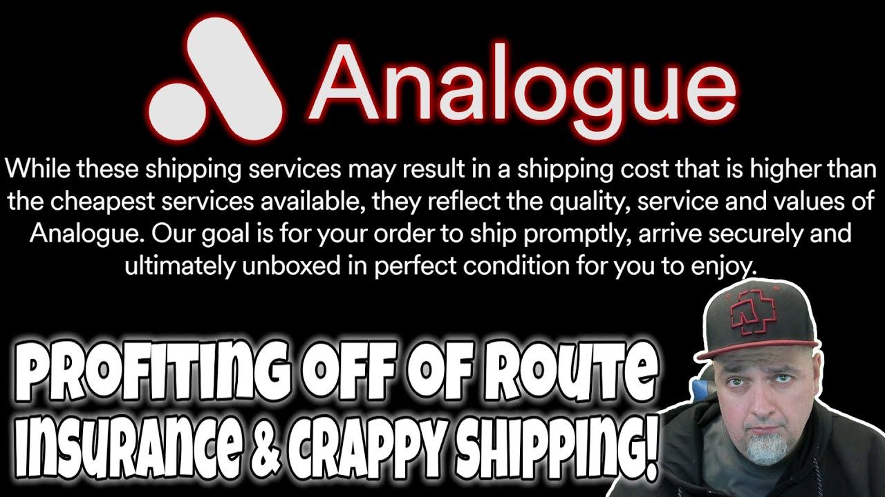Analogue Profiting Off Of Insurance Claims With CRAPPY Shipping Service!
