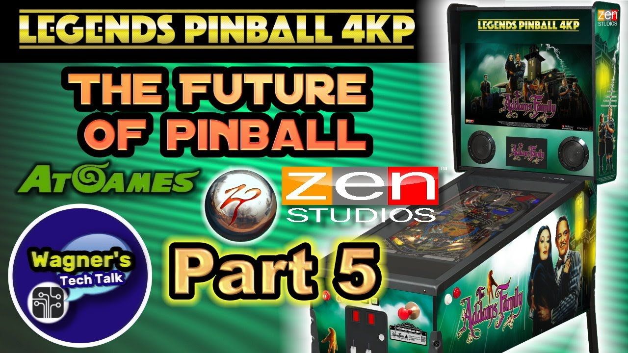 AtGames + Zen Studios Partner to bring Pinball FX to the Legends Pinball 4KP!