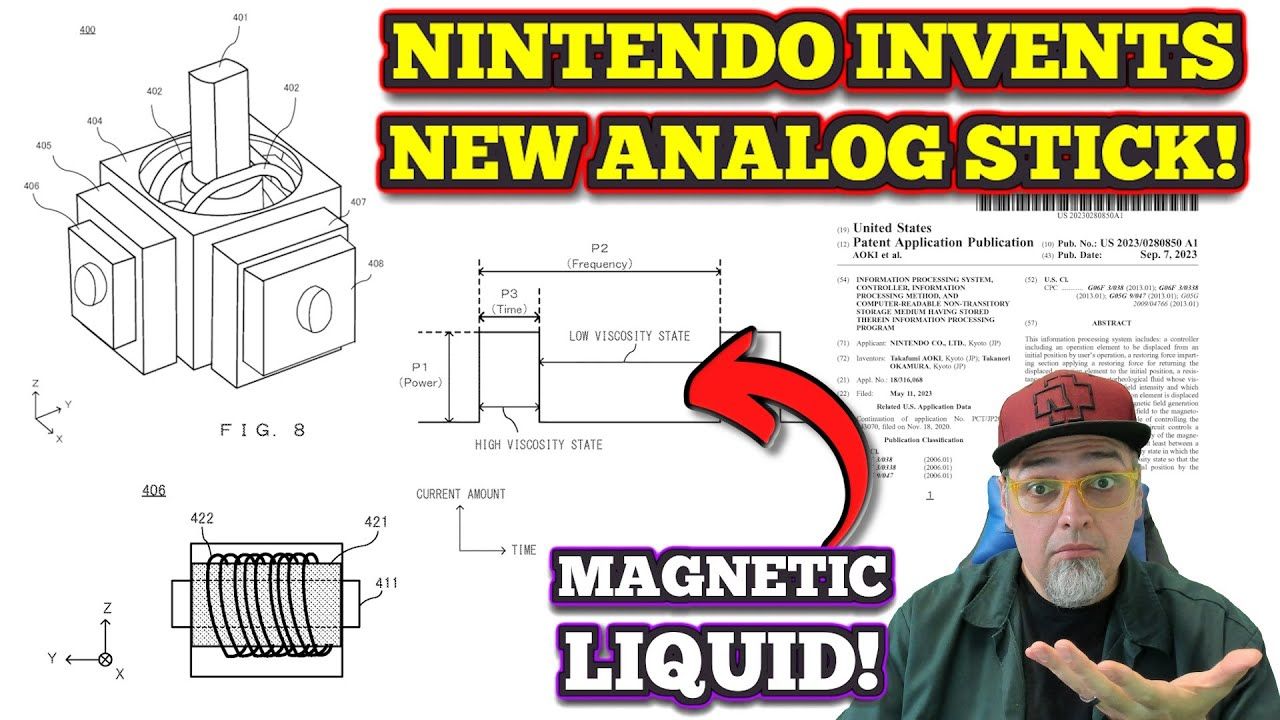 Nintendo INVENTS NEW Analog Stick With Liquid & Magnets! The Future Of Controllers?