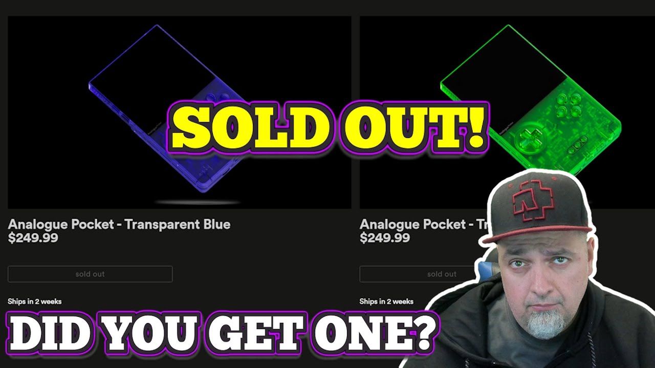 SOLD OUT! Did You Get A Transparent Limited Edition Analogue Pocket?