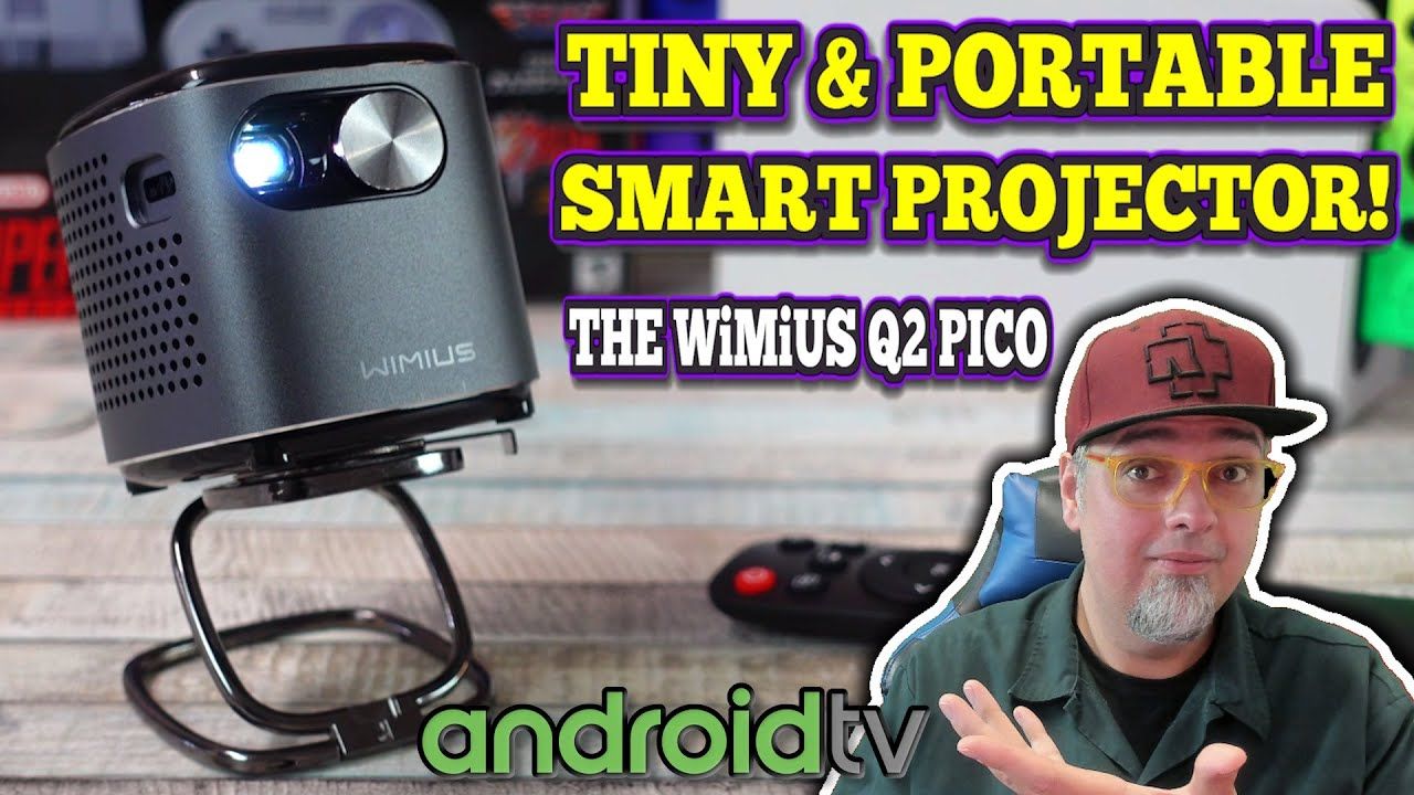 The Smallest Completely Portable Android DLP Projector? NEW WiMius Q2 Review!