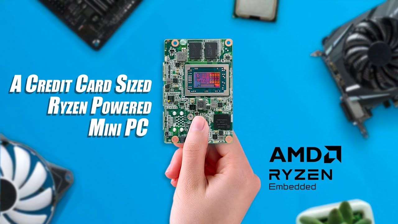 A Credit Card Sized Ryzen Mini PC! This Powerful SBC Fits In The Palm Of Your Hand